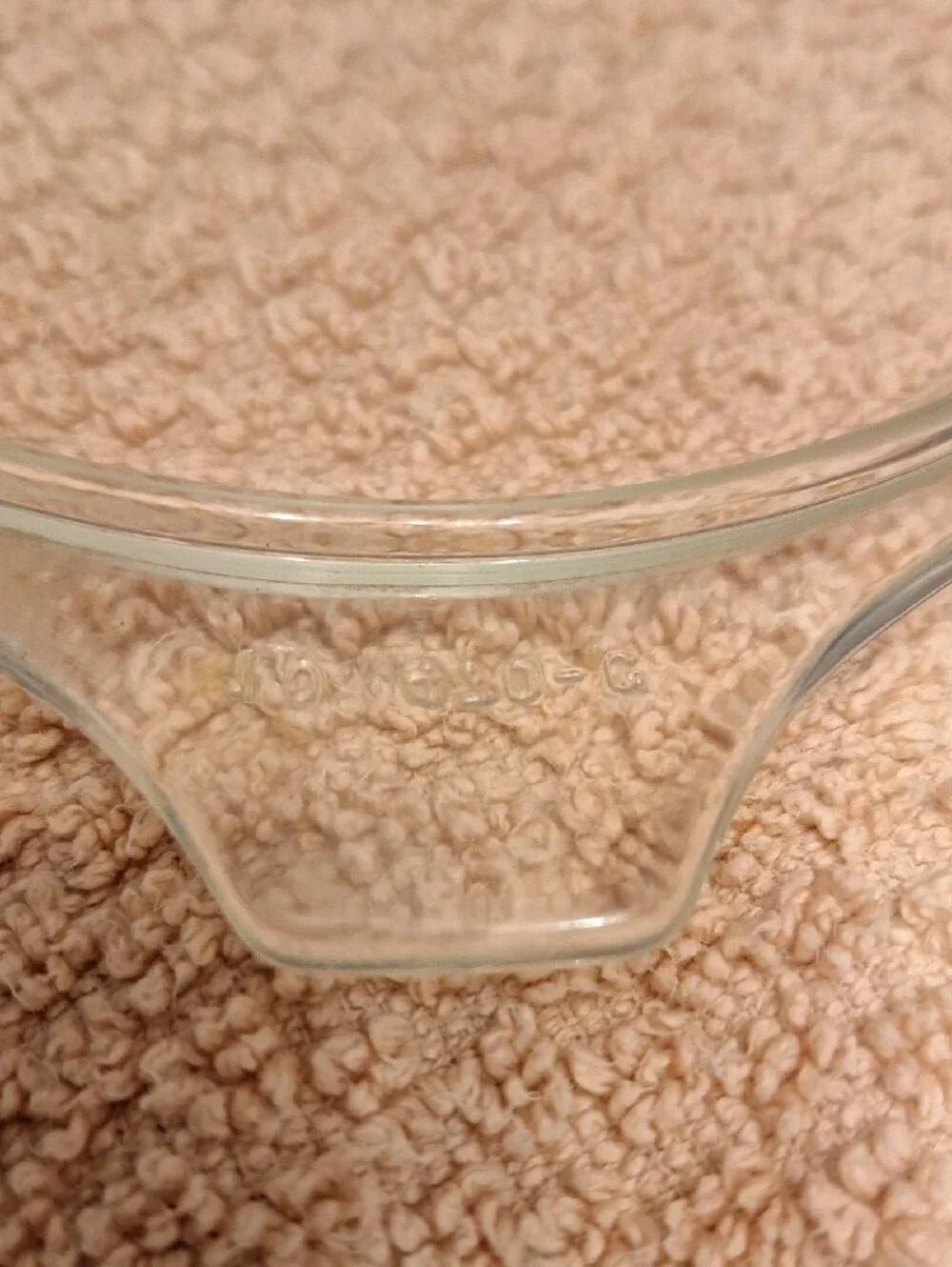PYREX 10 470-C CLEAR GLASS LID REPLACEMENT CASSEROLE LID TAB HANDLES